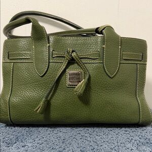 Dooney & Bourke Olive Green Leather Satchel